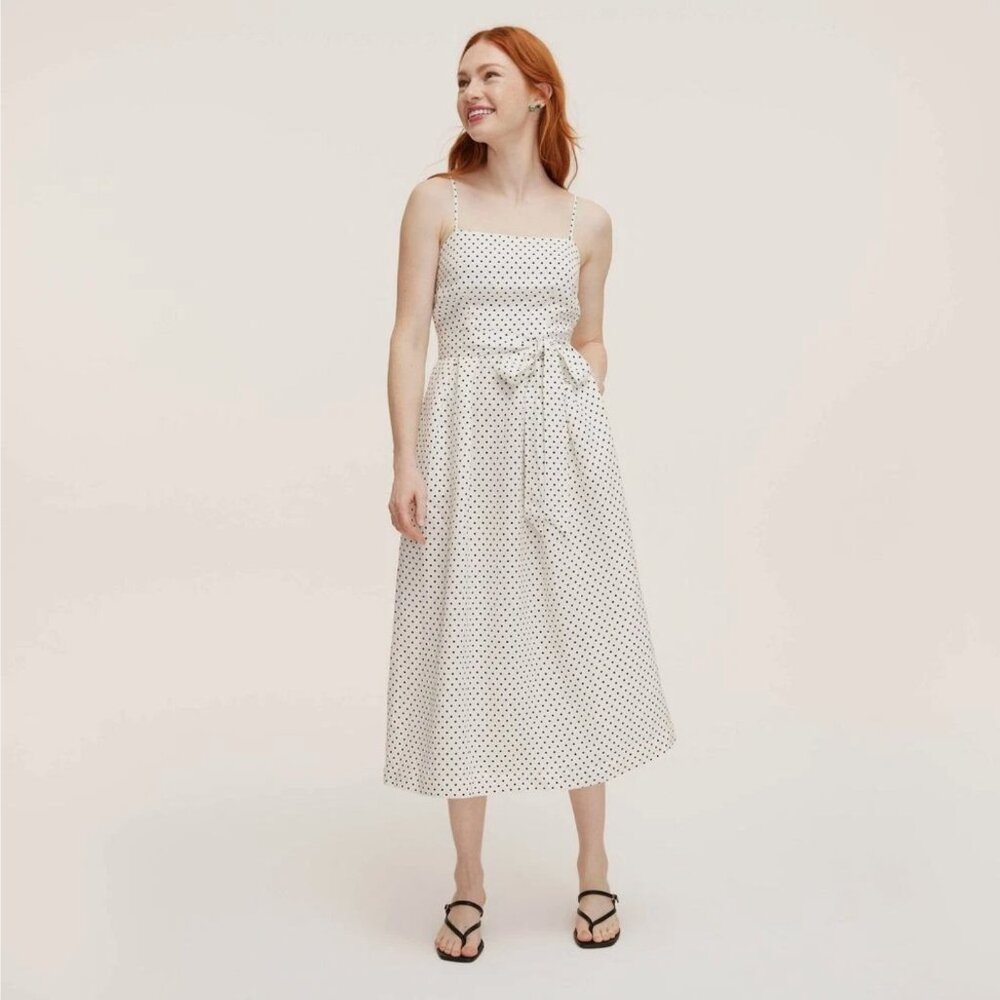NWT Kate Spade New York x Target Polka Dot Tie Waist Midi Dress